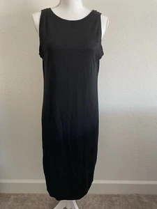Gap Black Sleeveless NWT Midi Dress High Neck Sz S NWT - Picture 1 of 8