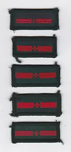 1970-1990 BRITISH / UK SCOUTS - SERVIZIO FLASH SCOUT DISTINTIVO COMPETENZA (5 VAR) - Foto 1 di 2