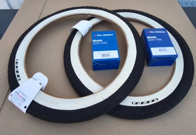 2 KENDA REIFEN 47-305 16,5-1,75 + 2 SCHLAUCH AV Kinderwagen Fahrrad ANHÄNGER - Bild 1 von 3