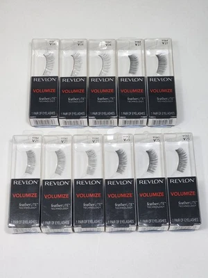 Revlon FeatherLITE Volumize False Eyelashes Lot V04 V21 V25 V27 - Image 1 of 4