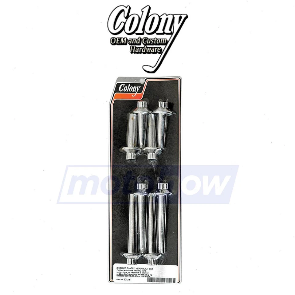 Colony Headbolt Kit for 2005-2007 Harley Davidson FLSTSC Softail Springer ye Foto 1 de 4