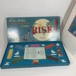 1959 Original First Edition RISK Board Game with Wooden Pieces Complete - Picture 1 of 12
