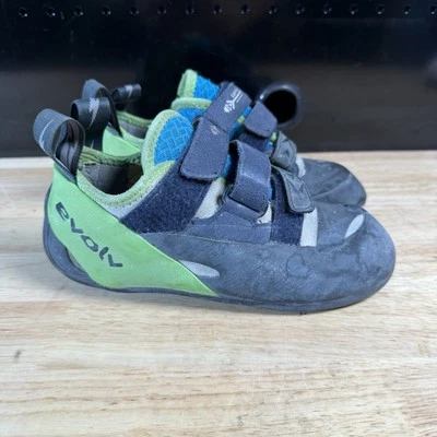 Zapatos de escalada en roca Evolv Supra para hombre EE. UU. 5,5 verde/negro/azul Foto 1 de 4