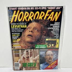 1989 HORROR FAN Magazine #2 VF Gunnar Leatherface Hansen - Picture 1 of 2