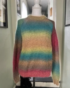 United Arrows Damen Pullover Small Mohair Ombre Rainbow - Bild 1 von 11