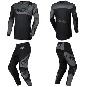 ONeal Element v.26 Black / Gray Kids Jersey Pants motocross MX dirt bike combo - Picture 1 of 7