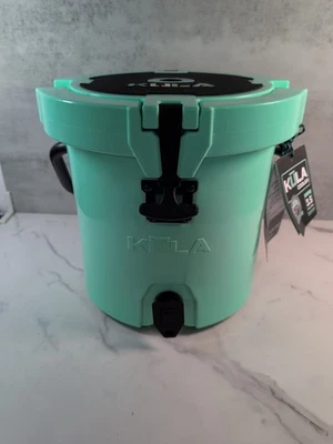 Bote Kula 冷却器 2.5 加仑圆形桶海泡沫绿色新品 — 第 1/4 张图片