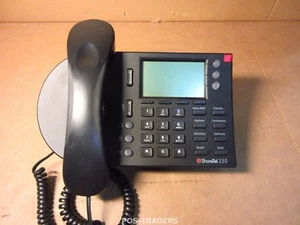 SHORETEL 230 IP 230G VOIP Gigabit Telephone Phone Telefone Black INCL HANDSET - Bild 1 von 4