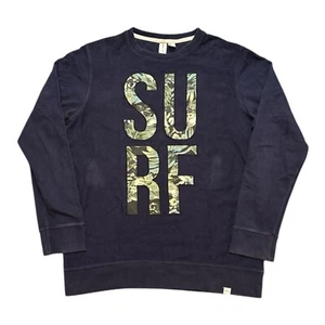 Sudadera para hombre O’Neill azul marino talla XL estampado surf calce ajustado 100 % algodón pulóver - Imagen 1 de 7