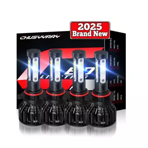 For Honda CRX 1990-1991 LED Headlight High Low Beam 4 Bulb Combo for Car Light - Picture 1 of 24