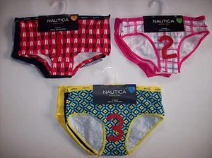 Nautica Underwear Underpants Girls Select Sz XS S M L XL Style Boy Hip Biki NIP  - Picture 1 of 13