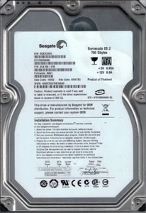 Seagate ST3750330NS P/N: 9CA156-038 F/W: NA01 KRATSG 750GB - Picture 1 of 1