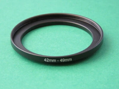 42mm to 49mm Stepping Step Up Male-Female Filter Ring Adapter 42mm-49mm  - Image 1 of 2