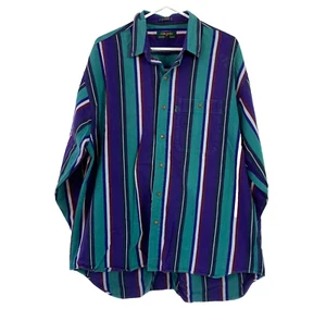Vintage 90s Colours Alexander Julian Long Sleeve Shirt Mens XL - Picture 1 of 7