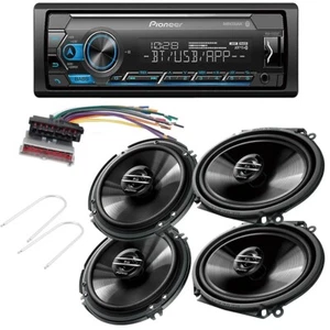 Pioneer Bluetooth AM/FM Radio Car Stereo & Speakers for 1992-1996 F150 Pickup - Bild 1 von 12