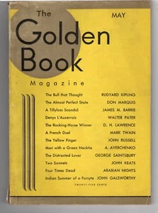 THE GOLDEN BOOK MAGAZINE May, 1933 ~ 2/5 - Picture 1 of 1