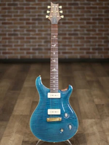 Guitarra Elec Paul Reed SmithPRS McCarty Jabón 10 Top Cuello de Palo de Rosa Azul Matteo - Imagen 1 de 10