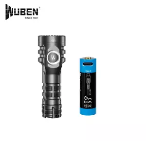 Linterna táctica exterior WUBEN E6 14500 compatible con AA uso doméstico - Imagen 1 de 10
