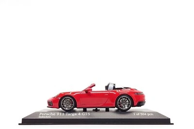 Minichamps 1:43 Porsche 911 Targa 4 GTS (992) in Guards Red - Image 1 of 4