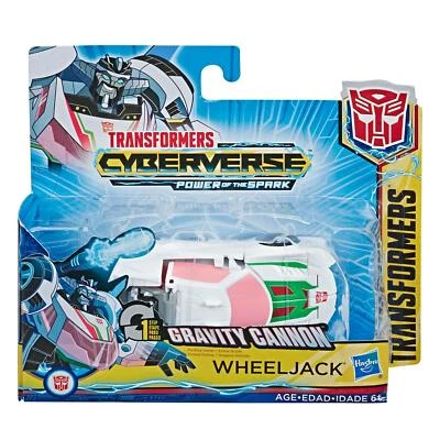Transformers Cyberverse WHEELJACK Action Attackers 1-Step Changer Figure - Image 1 of 4