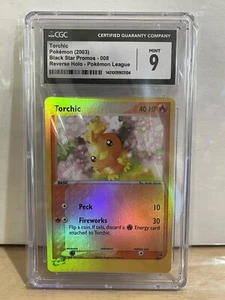 Promo Torchic Black Star Promos Reverse Holo CGC 9.5 (9212) #8 Pokemon - Picture 1 of 2