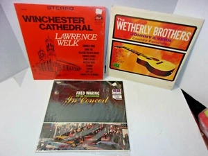 Wetherly Brothers & Winchester Cathedral Lawrence Welk & Fred Waring Record Lot - Picture 1 of 10
