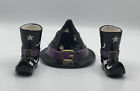 Yankee Candle Black Halloween Witch Hat Candle Jar Topper With Boots