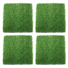 4 Pcs Artificial Lawn Potty Training Rug Faux Grass Tiles Carpet
