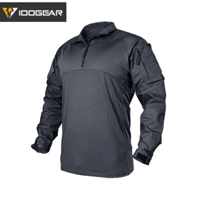 IDOGEAR BSR Tactical Shirt Combat Military w/ Elbow Pads Paintball Gear Airsoft - Image 1 of 4