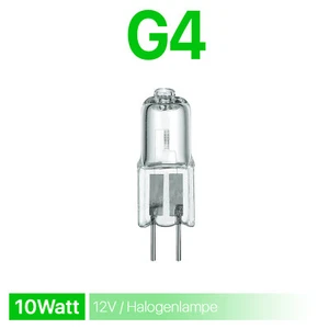 G4 10W 12V - klar - Halogenlampe Halogen Lampe Stiftsockel oder Lampenhalter  - Bild 1 von 11