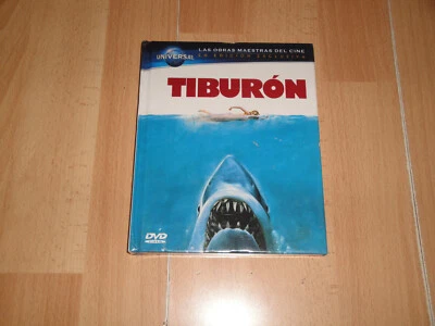 TIBURON EN EDICION EXCLUSIVA CON LIBRETO Y PELICULA EN DVD NUEVA PRECINTADA - Imagen 1 de 2