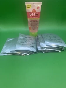 New Yes To Watermelon Light Hydration / Ocim Hydrogel Eye Patch - Lot - Picture 1 of 6