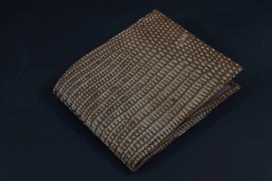 BRIEFTASCHE PORTEMONNAIE HERREN BRAUN ECHT ECHSE LEDER HANDGEFERTIGT ROMA 36 - Bild 1 von 12