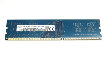 Hynix 2GB DDR3-1600MHz PC3-12800 non-ECC Unbuffered CL11 HMT425U6CFR6C-PB - Image 1 of 3
