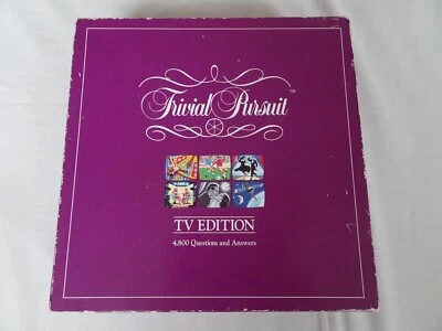 Trivial Pursuit - TV Edition  1992 (Complete)    [B61] - Image 1 of 4