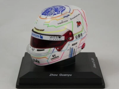 Spark Helmet #24 Zhou Guanyu Sauber F1 Chinese GP 2024 1/5 5HF155 - Immagine 1 di 3