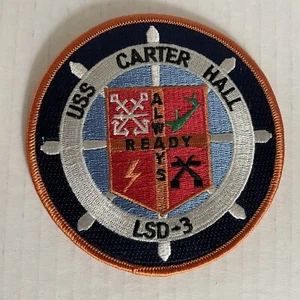 USS CARTER HALL LSD-3 Patch US Navy Jacket Shirt Patch - Picture 1 of 4