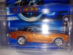 HOT WHEELS 2006 Mystery Cars Series '70 Chevelle Orange Metalflake RLRR #220 MOC - Picture 1 of 4