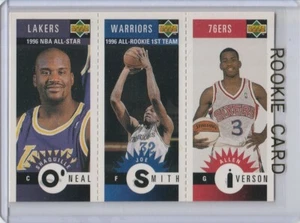 ALLEN IVERSON ROOKIE CARD 1996/97 UD CC Basketball RC Shaquille O'neal SHAQ! - Foto 1 di 2