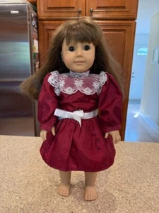 American Girl Doll Samantha Pleasant Company w/ Cranberry Party Dress - Picture 1 of 20