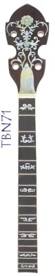 4 String 17 frets Tenor Banjo Neck Maple MOP & Abalone Inlaid TBN71 - Image 1 of 4