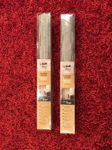 NEW Bali Today Fabric Panel Track Blind Panel ~ CRUSHED TAUPE 22.5” x 83” CUT SZ - Picture 1 of 5