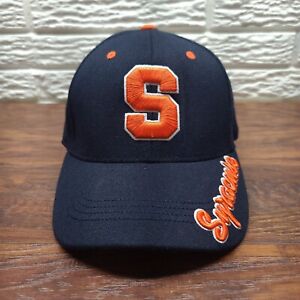 Syracuse Orange Cap Adult One Fit Blue Embroidered Logo Script NCAA