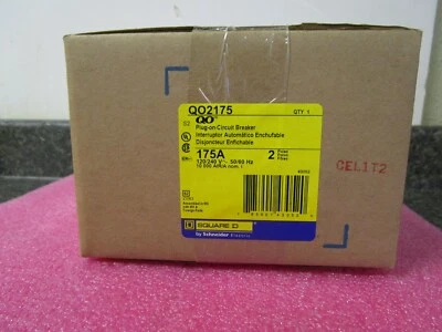 NEW Square D 175A 2P Main Circuit Breaker 120/240v QO2175 SHIPS from USA! - Image 1 of 4