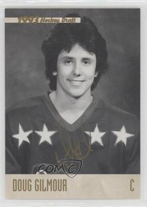 1993-94 Classic Draft Auto Gold Missing Serial Number Doug Gilmour Auto HOF