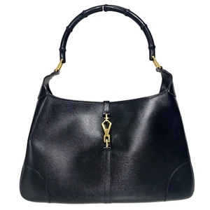 Gucci by Tom Ford Leather Jackie Bag W/ Bamboo Handle FW 1999 Vintage #001-4061 - Picture 1 of 17