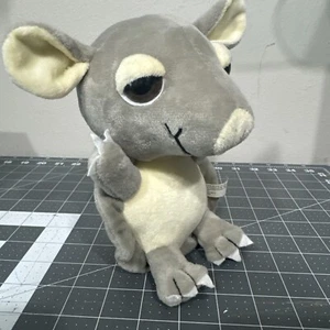 8” Cute Gray Armadillo Zoo Toy Plush Clean - Picture 1 of 7