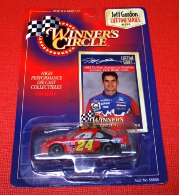 Winners Circle 1997 - Copa NASCAR - #24 Jeff Gordon - Parque Jurásico - Diecast 1:64 Foto 1 de 4