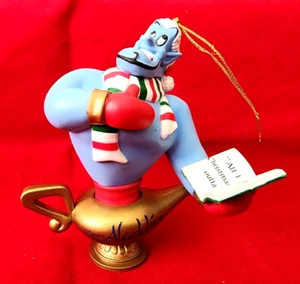 Vintage Aladdin Genie from the Lamp Disney Grolier Christmas Magic Ornament - Picture 1 of 8