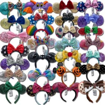 Loungefly Disney Parks Mickey Magical Bow Minnie Mouse Ears Bow Sequins Headband - Image 1 of 4